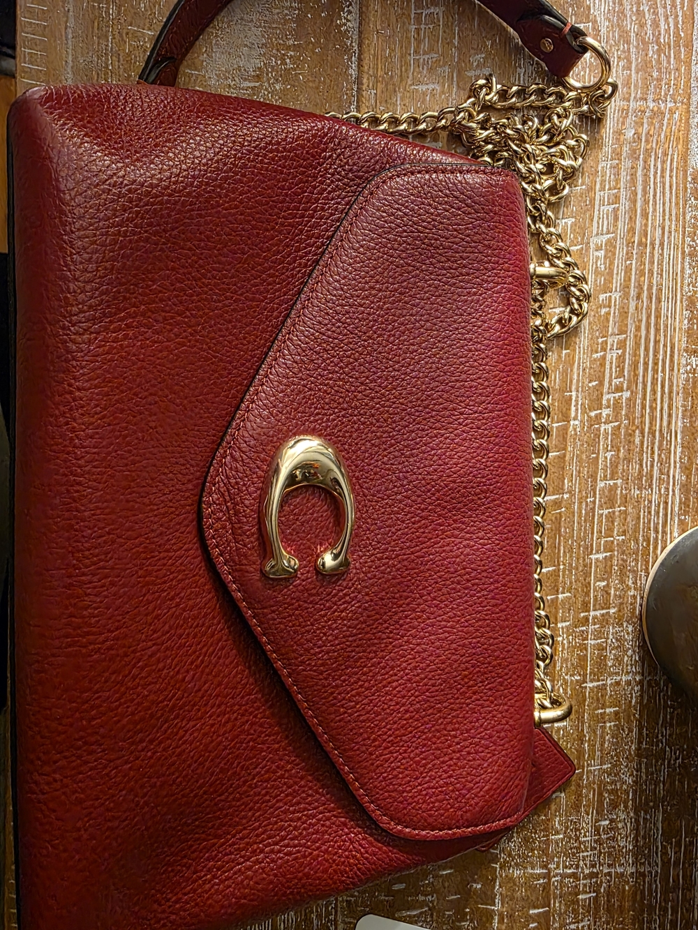 Red Coach Crossbody